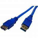 Dynamix 2M USB3.0 Type A Male to Female Extension Cable. Colour Blue