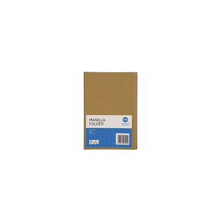 IMPACT Manilla Folders Foolscap Kraft 100 Pack