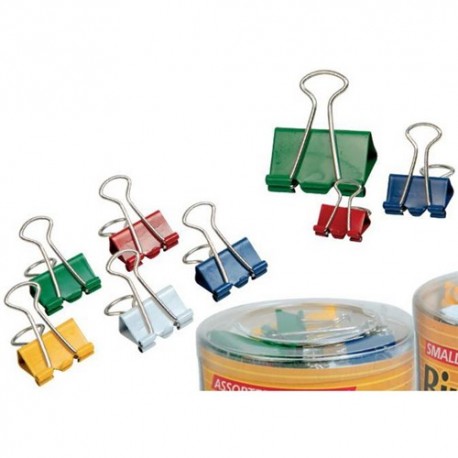 OfficeMax Foldback Clips Assorted Sizes & Colours