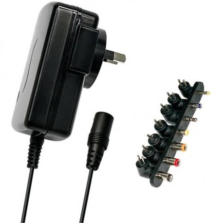 Dynamix 2.5A Switch Mode Power Adapter 3/5/6/7.5/ 9/12V DC