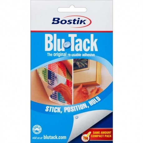 Bostik Blu-Tack Reusable Adhesive, Blue