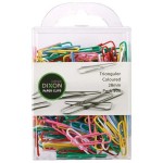 Dixon Paper Clips Round Coloured, Pack of 150