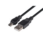 Dynamix 2M USB Type Mini B (5pin) to Type A Connector