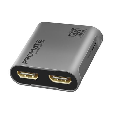 PROMATE HDMI Splitter with Dual Input HDMI Ports