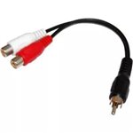 Dynamix 150mm 2xl RCA Female to RCA Male Cable