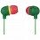 MARLEY Little Bird In-Ear Headphones - Rasta