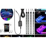 USB Car Interior LED lights Strips Music Activated