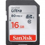 SanDisk Ultra 16GB SDHC 80MB/s SD Card