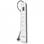 Belkin 4 Outlet with 2M Cord with 2 USB Ports