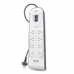 Belkin BSV804 8 Outlet with 2M Cord with 2 USB Ports