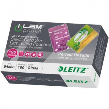 Leitz iLAM Credit Card Laminating Pouches