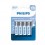 Philips 4 Pack AA  Alkaline Battery 1.5V