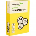 OfficeMax A4 80gsm Yummy Yellow Colour Paper