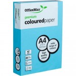 OfficeMax A4 80gsm Bouncy Blue Colour Paper