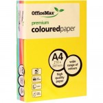 OfficeMax A4 80gsm Assorted Intense Colours Paper